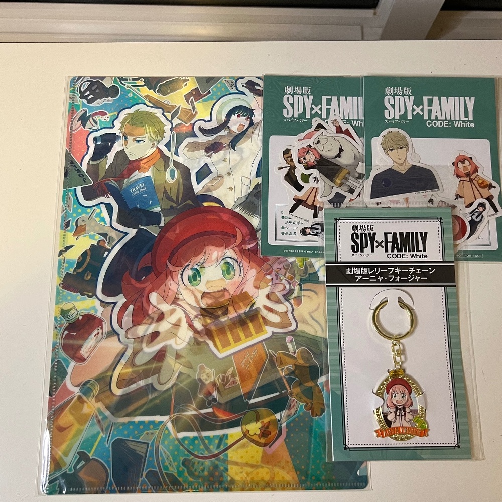 NEW SPY FAMILY CODE White Goods only for Movie theater Visitor